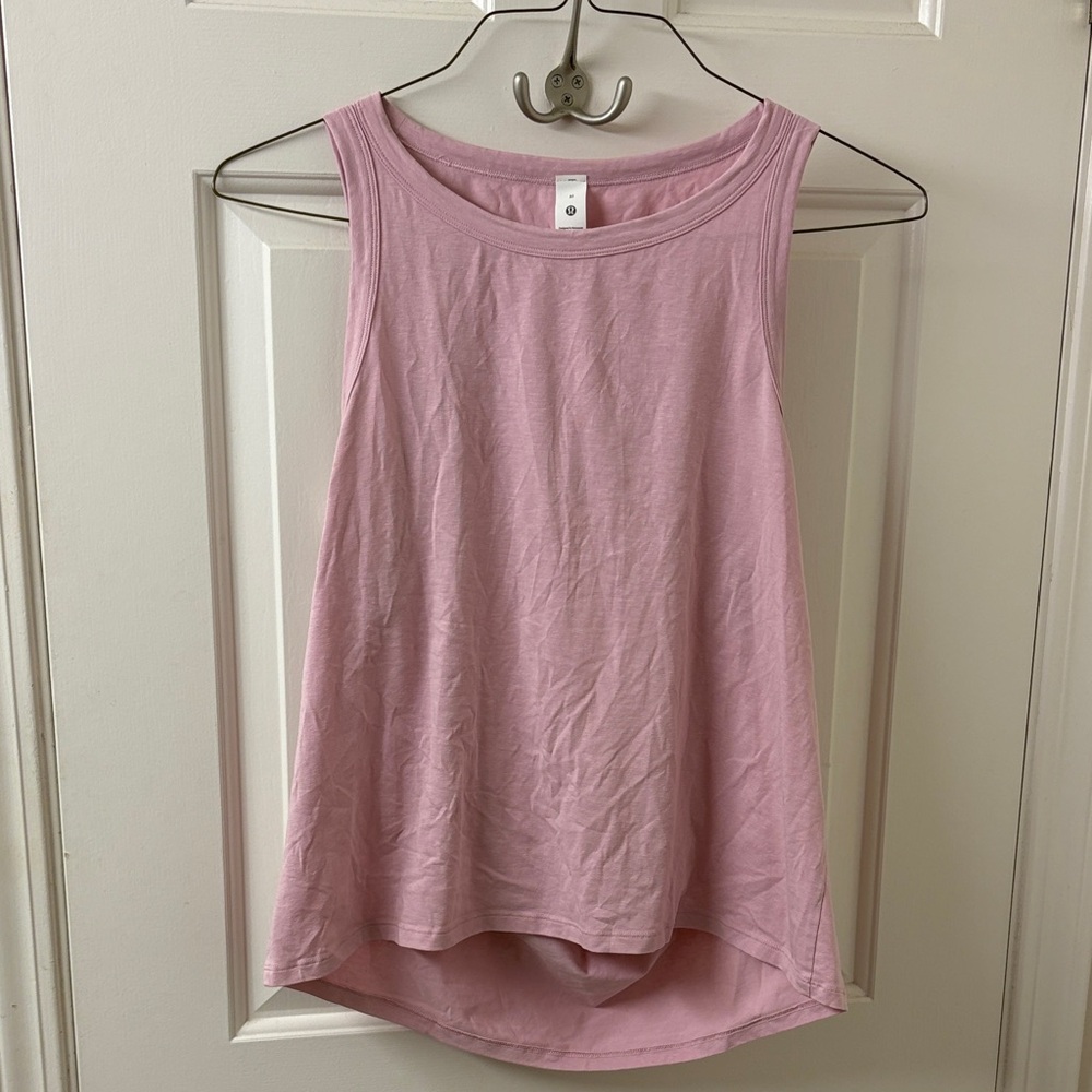 lululemon athletica Light Pink Tank Top